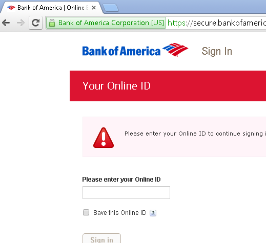 Banking site requires cookies