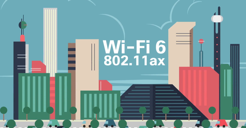WiFi 6 network solutions in Hoboken NJ. WiFi 6 icon.
