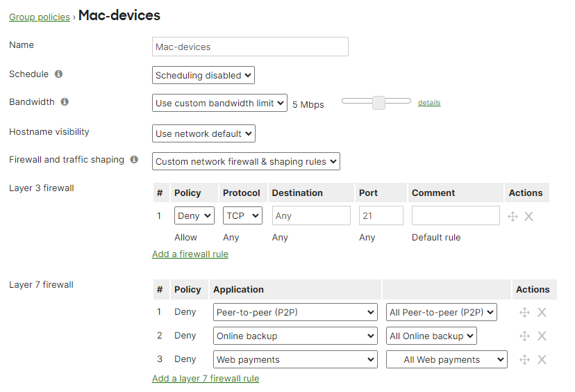 wifi best practice by creating group policies